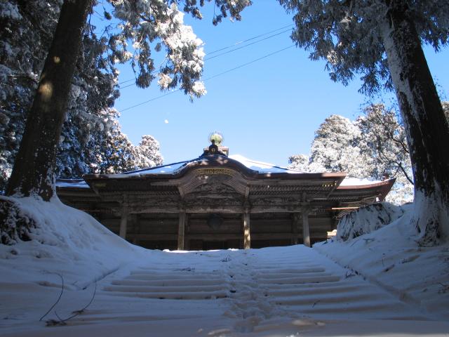 冬の箟峯寺1